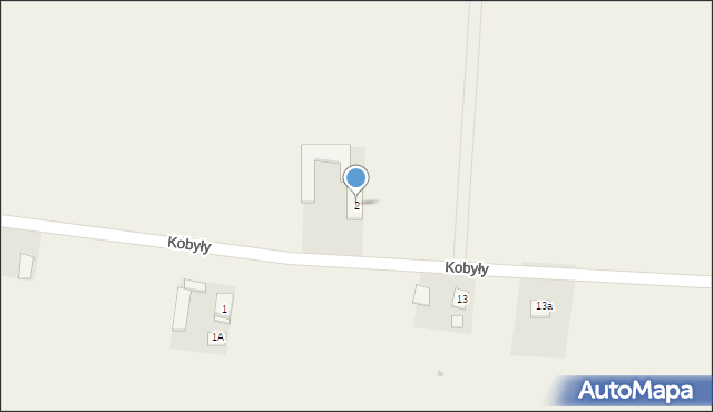 Kobyły, Kobyły, 2, mapa Kobyły