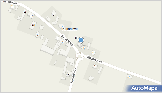 Kocanowo, Kocanowo, 5a, mapa Kocanowo