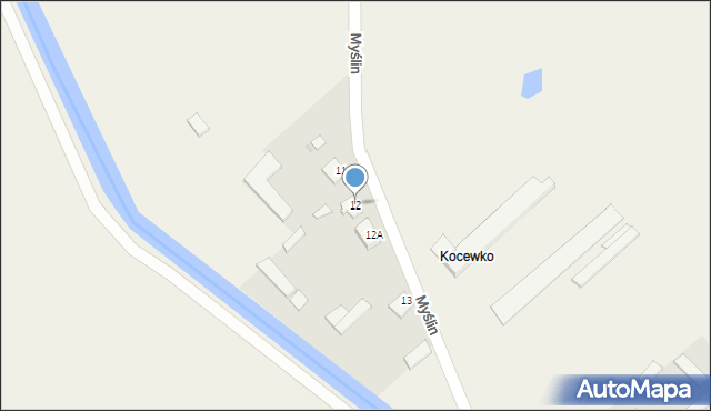 Kocewo, Kocewo, 12, mapa Kocewo