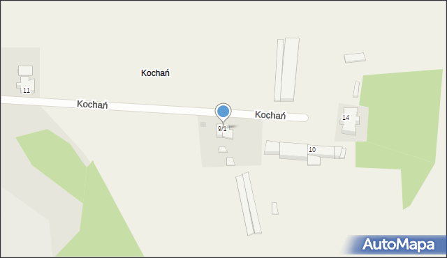 Kochań, Kochań, 9/1, mapa Kochań