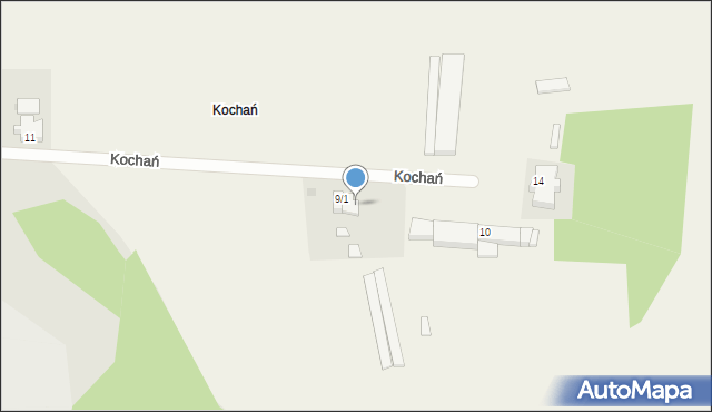 Kochań, Kochań, 9/2, mapa Kochań