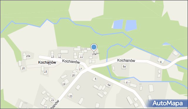 Kochanów, Kochanów, 10a, mapa Kochanów