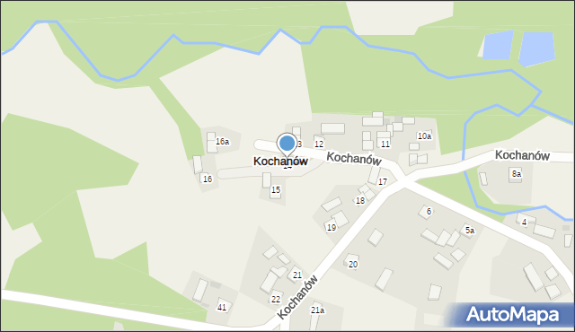 Kochanów, Kochanów, 14, mapa Kochanów