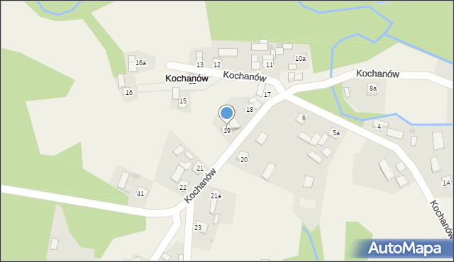 Kochanów, Kochanów, 19, mapa Kochanów