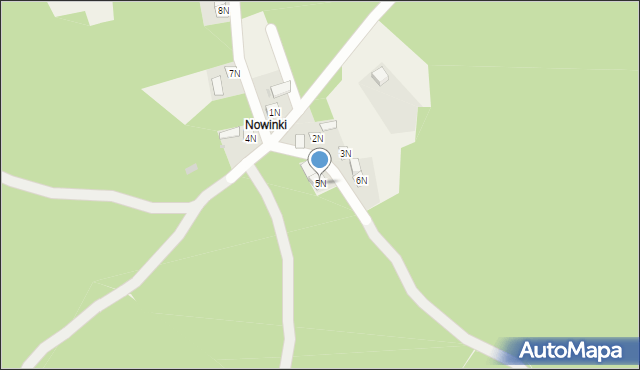 Kochanów, Kochanów, 5N, mapa Kochanów