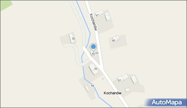 Kochanów, Kochanów, 51, mapa Kochanów