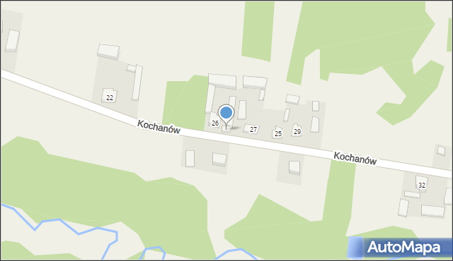 Kochanów, Kochanów, 26A, mapa Kochanów