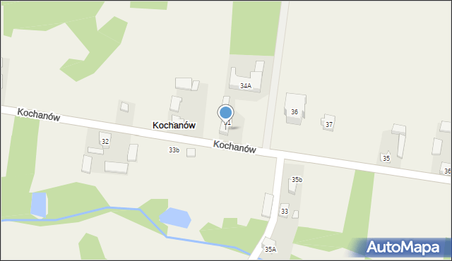 Kochanów, Kochanów, 34, mapa Kochanów