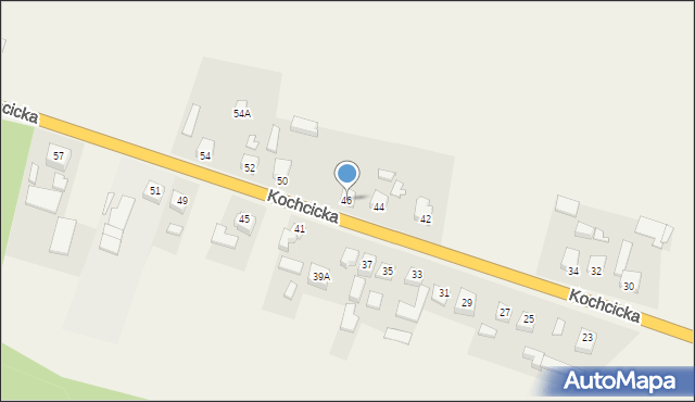 Kochanowice, Kochcicka, 46, mapa Kochanowice