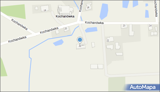 Kochanówka, Kochanówka, 21, mapa Kochanówka