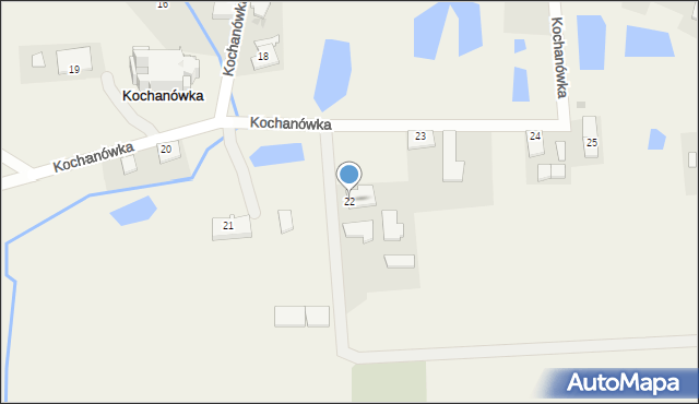 Kochanówka, Kochanówka, 22, mapa Kochanówka