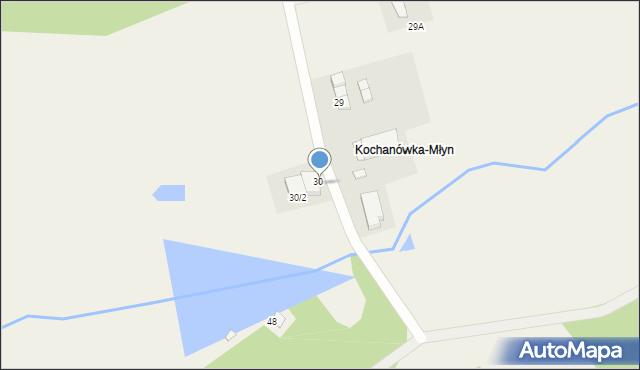 Kochanówka, Kochanówka, 30/1, mapa Kochanówka