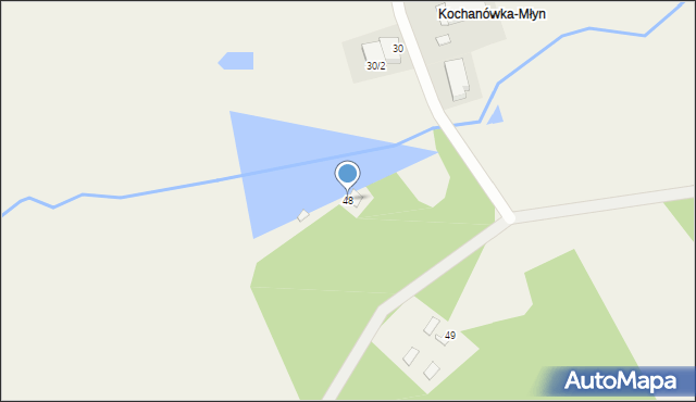 Kochanówka, Kochanówka, 48, mapa Kochanówka