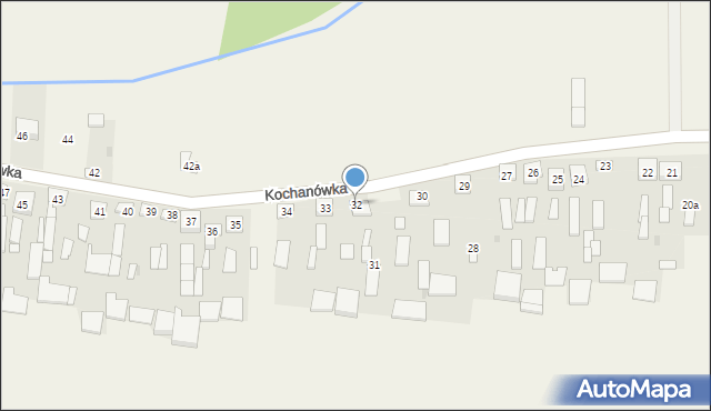 Kochanówka, Kochanówka, 32, mapa Kochanówka