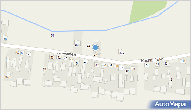 Kochanówka, Kochanówka, 42, mapa Kochanówka