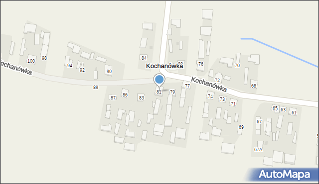 Kochanówka, Kochanówka, 81, mapa Kochanówka