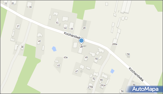 Kochanówka, Kochanówka, 45, mapa Kochanówka