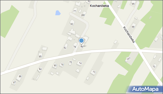 Kochanówka, Kochanówka, 76, mapa Kochanówka