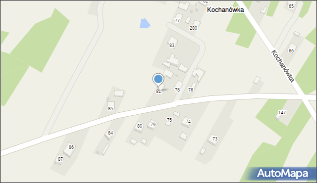Kochanówka, Kochanówka, 81, mapa Kochanówka