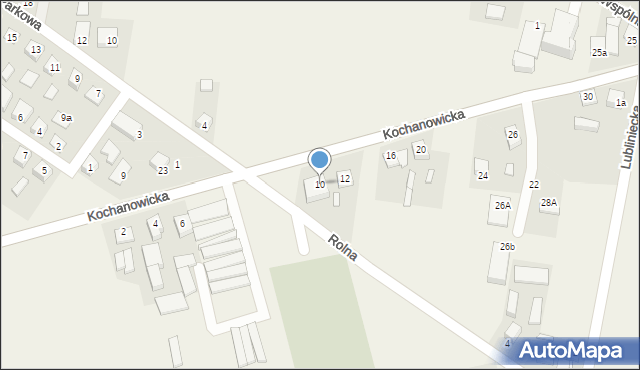 Kochcice, Kochanowicka, 10, mapa Kochcice