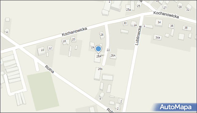 Kochcice, Kochanowicka, 26A, mapa Kochcice