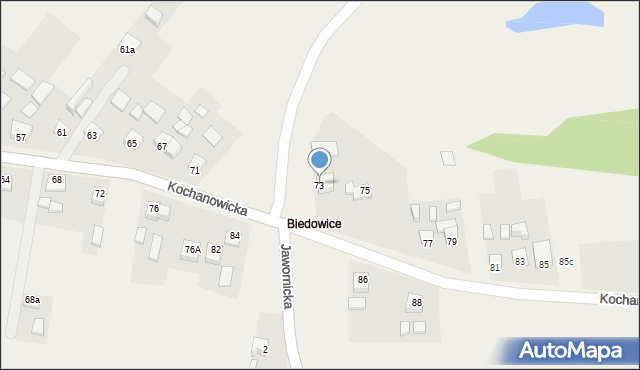 Kochcice, Kochanowicka, 73, mapa Kochcice