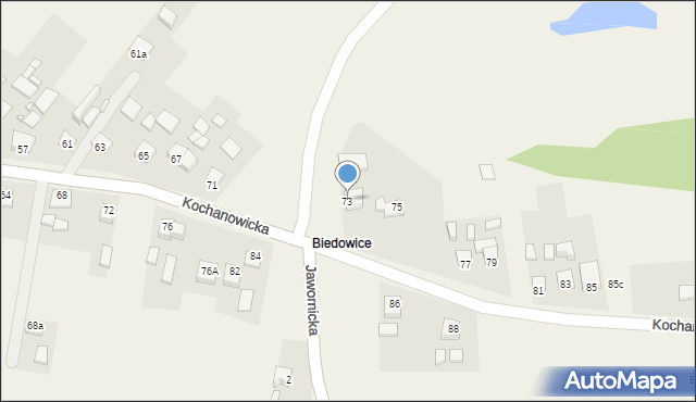 Kochcice, Kochanowicka, 73, mapa Kochcice