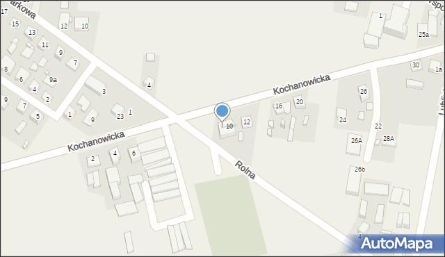 Kochcice, Kochanowicka, 8, mapa Kochcice