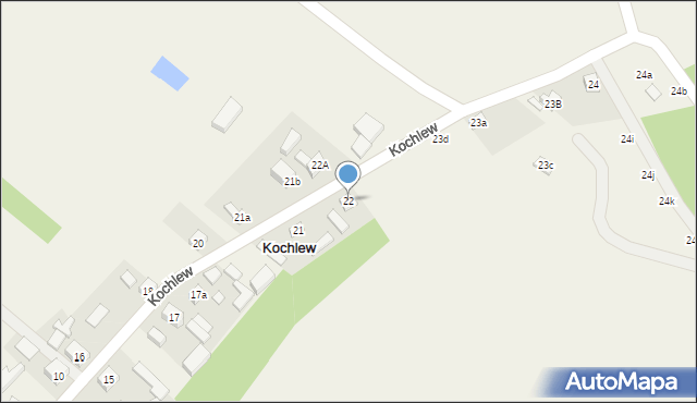 Kochlew, Kochlew, 22, mapa Kochlew