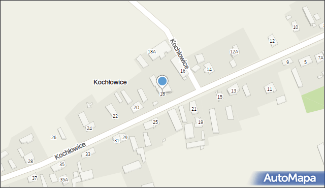 Kochłowice, Kochłowice, 18, mapa Kochłowice