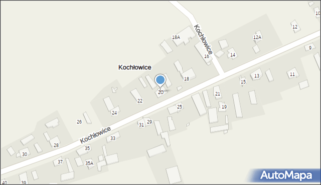 Kochłowice, Kochłowice, 20, mapa Kochłowice