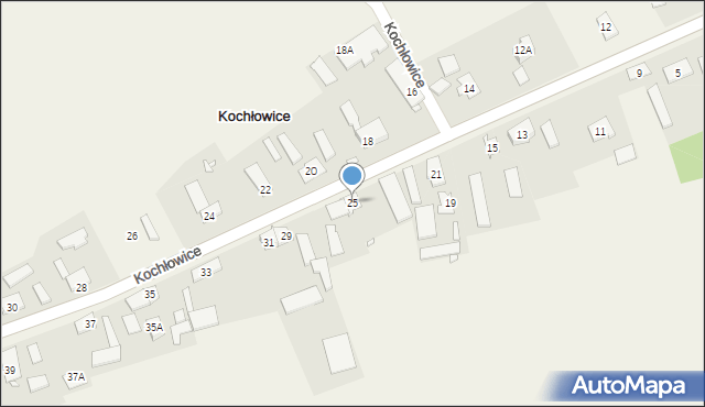 Kochłowice, Kochłowice, 25, mapa Kochłowice