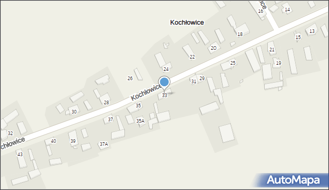 Kochłowice, Kochłowice, 33, mapa Kochłowice