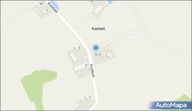 Kochoń, Kochoń, 6, mapa Kochoń