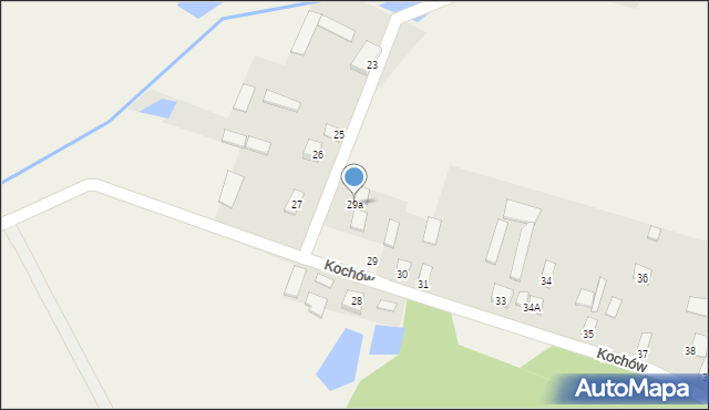 Kochów, Kochów, 29a, mapa Kochów