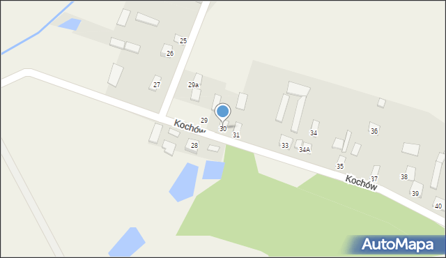 Kochów, Kochów, 30, mapa Kochów