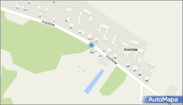 Kochów, Kochów, 45a, mapa Kochów