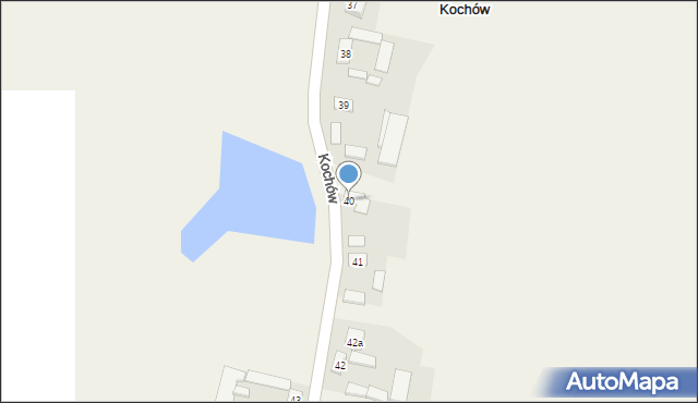 Kochów, Kochów, 40, mapa Kochów