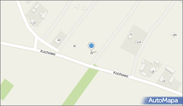 Kochowo, Kochowo, 39, mapa Kochowo
