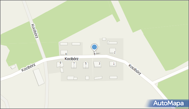 Kocibórz, Kocibórz, 6, mapa Kocibórz