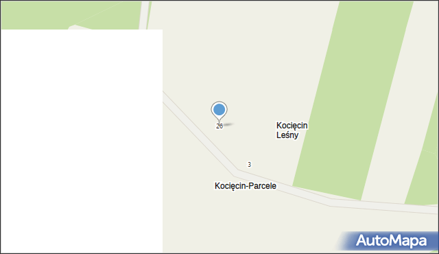 Kocięcin Brodowy, Kocięcin Brodowy, 26, mapa Kocięcin Brodowy