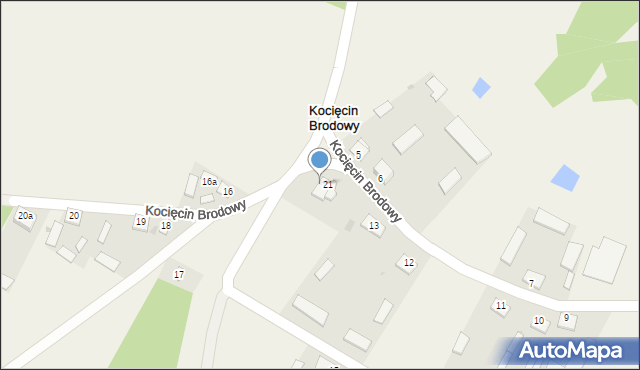 Kocięcin Brodowy, Kocięcin Brodowy, 28, mapa Kocięcin Brodowy