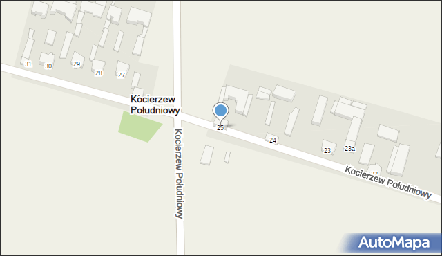 Kocierzew Południowy, Kocierzew Południowy, 25, mapa Kocierzew Południowy