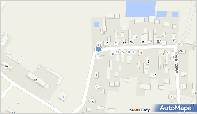 Kocierzowy, Kocierzowy, 11, mapa Kocierzowy