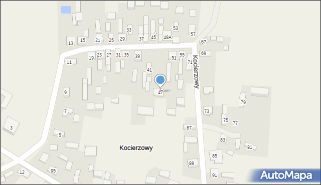 Kocierzowy, Kocierzowy, 47, mapa Kocierzowy