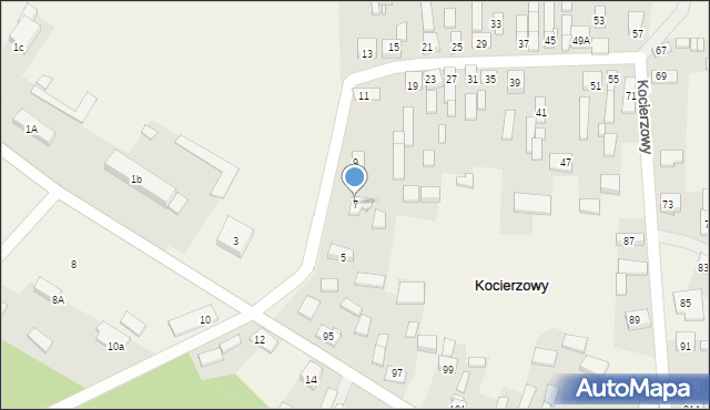 Kocierzowy, Kocierzowy, 7, mapa Kocierzowy