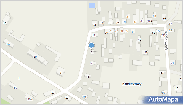 Kocierzowy, Kocierzowy, 9, mapa Kocierzowy