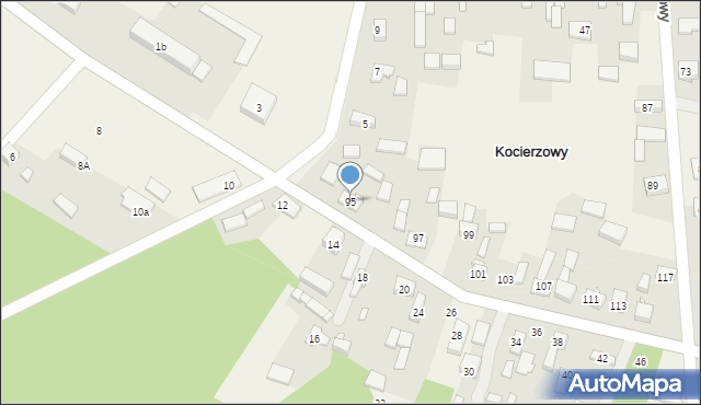 Kocierzowy, Kocierzowy, 95, mapa Kocierzowy