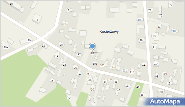 Kocierzowy, Kocierzowy, 99, mapa Kocierzowy