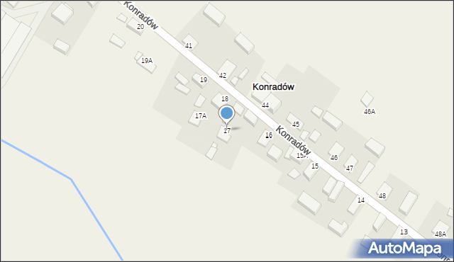 Kocina, Kocina, 17, mapa Kocina